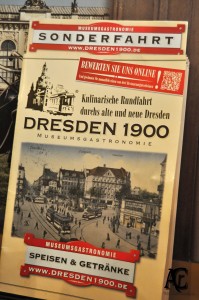 Speisekarte Dresden 1900 