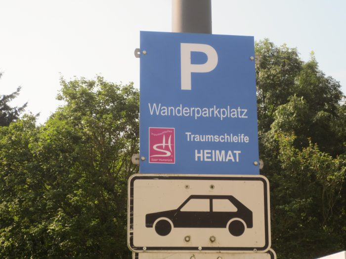 Traumschleife Heimat Parkplatz