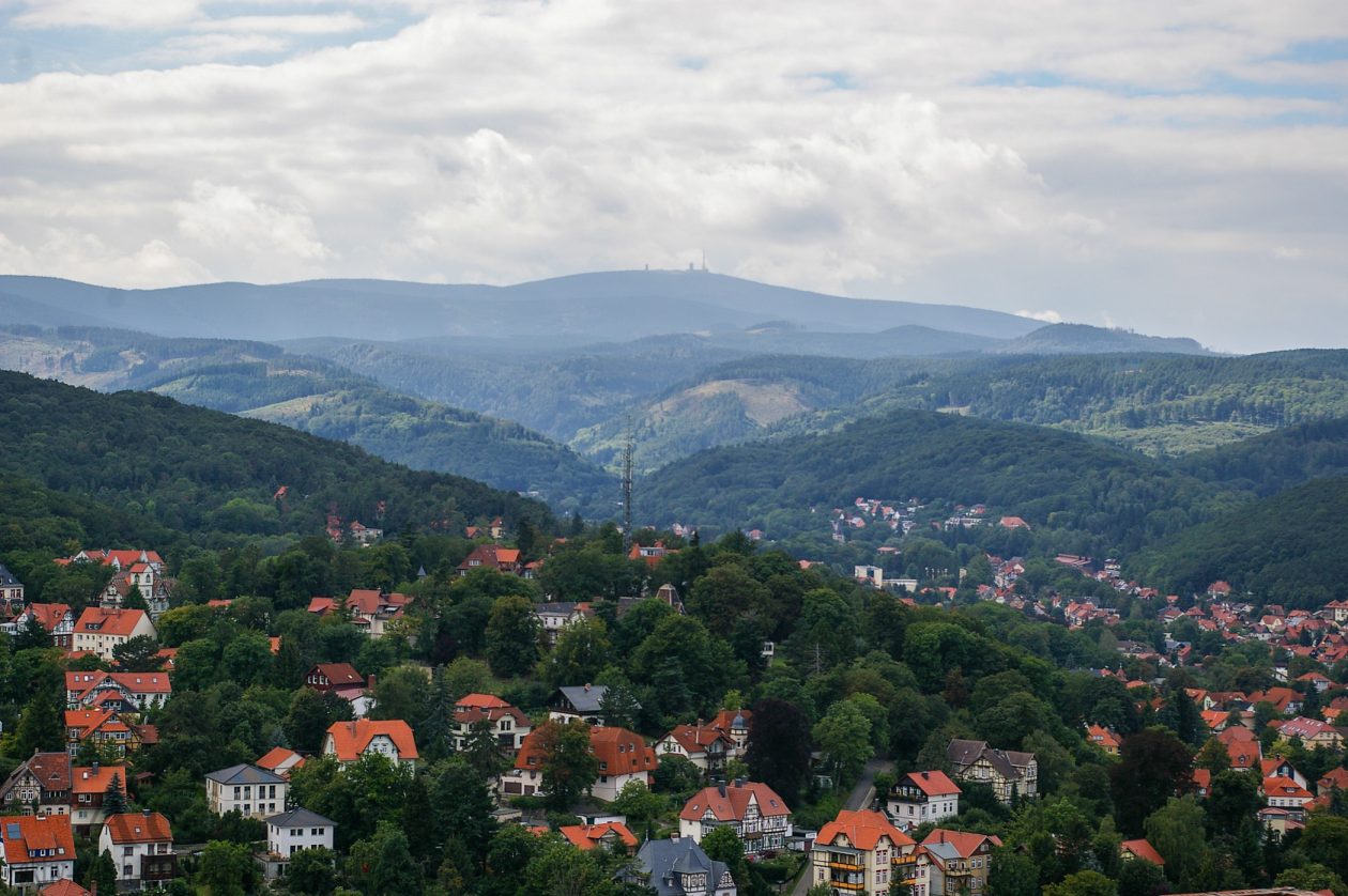 Blick vom Schloss Wernigerode