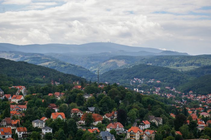 Blick vom Schloss Wernigerode