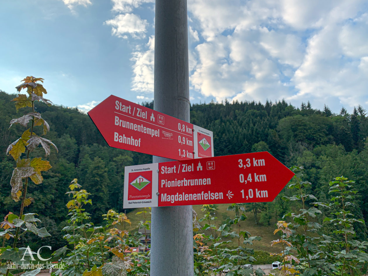Wegweiser Bad Griesbach Panoramawegle