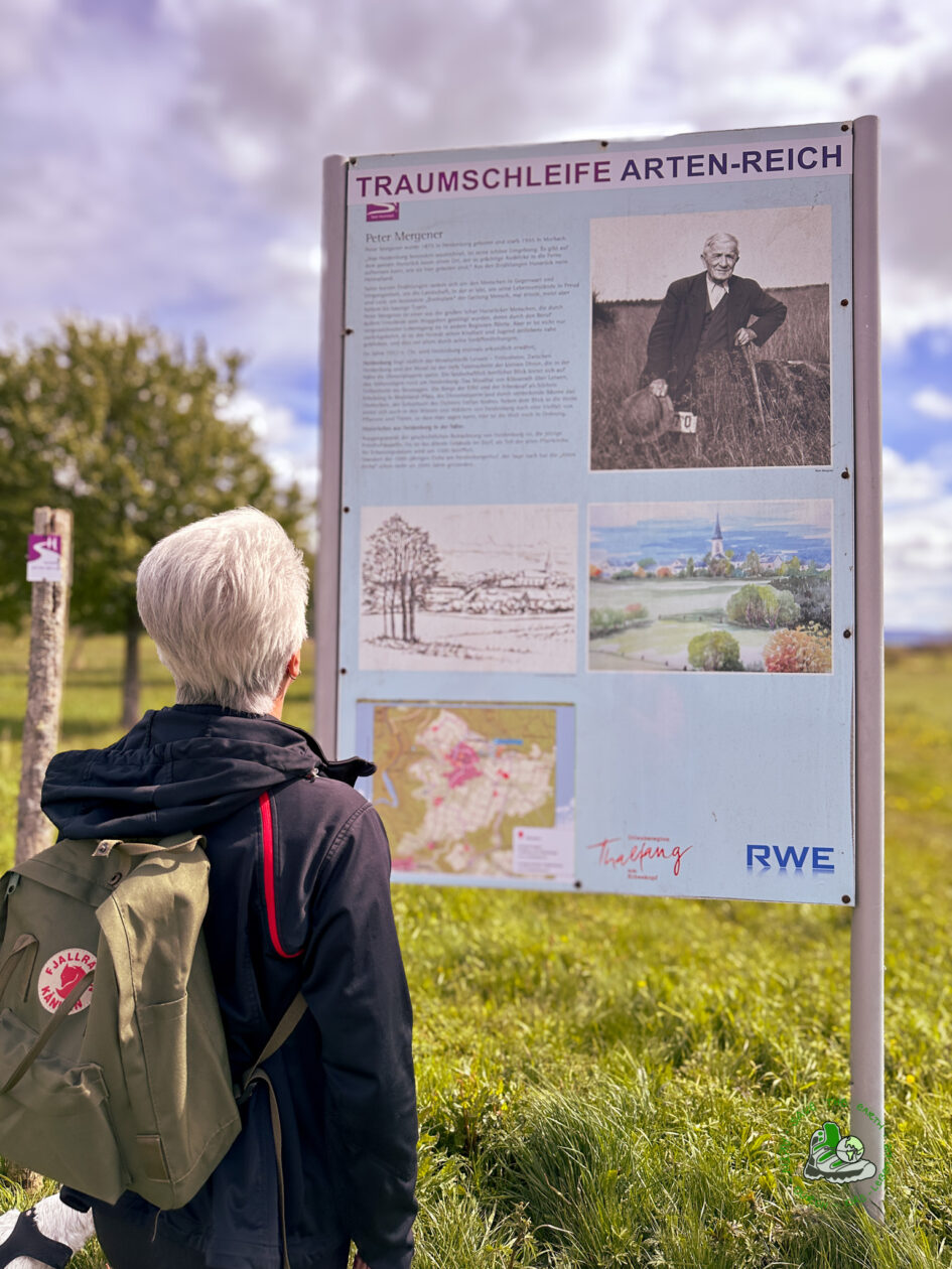 Infotafel Traumschleife Arten Reich 