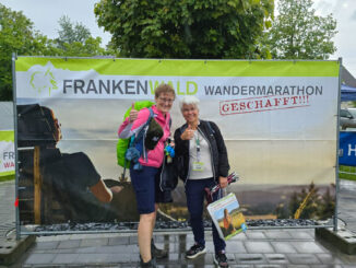 12. Frankenwald Wandermarathon Ziel